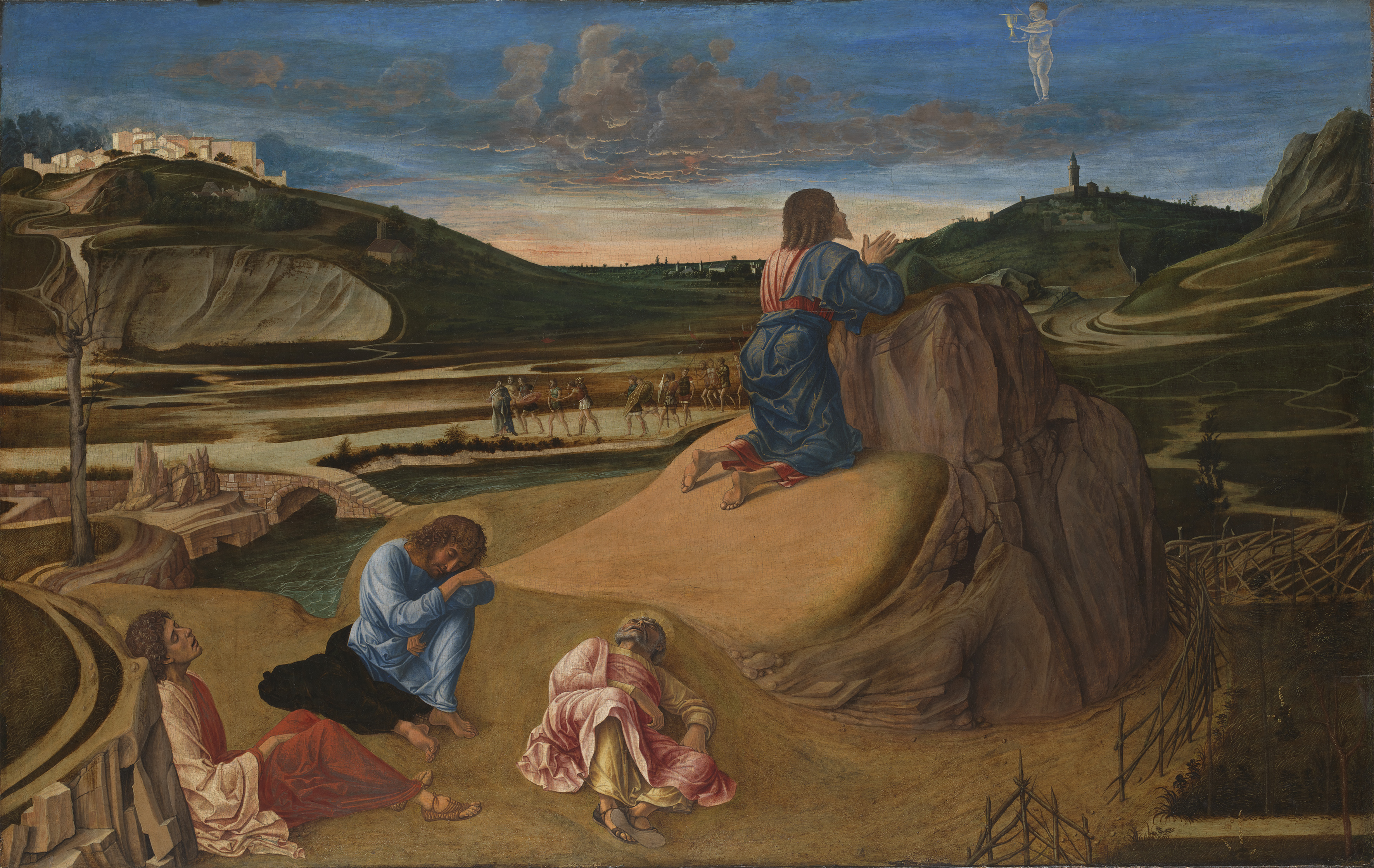 Giovanni BelliniChristus am Ölberg, um 1465Holz, 81,3 x 127 cm, erworben 1863© The National Gallery, London